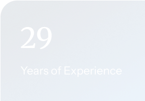 Experience duration: 29 years