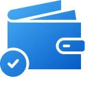Digital wallet approved icon